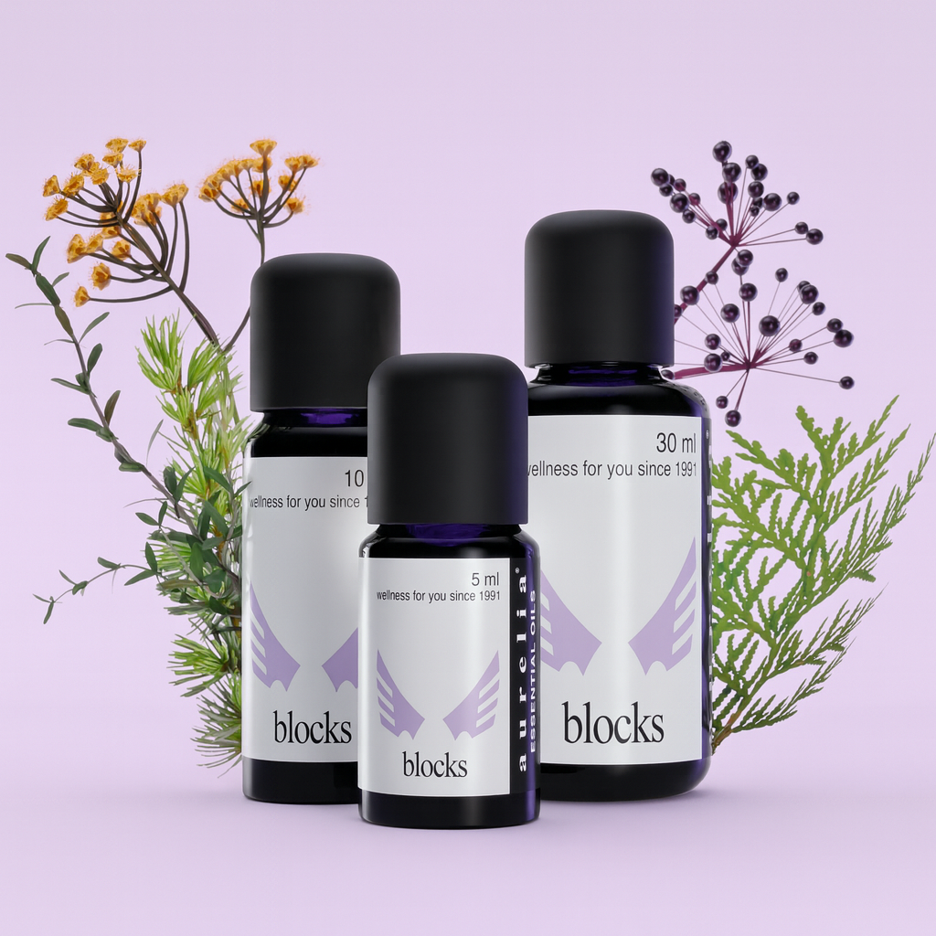 Releasing Energy Blockages with Aurelia Blocks Essential Oil Synergy