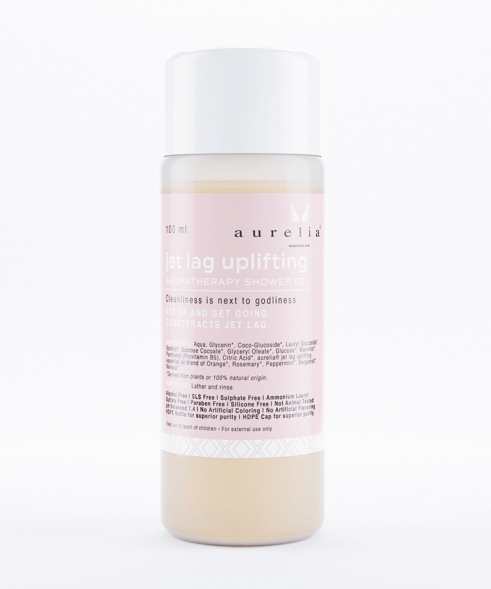 Jet Lag Uplifting Aromatherapy Shower Gel